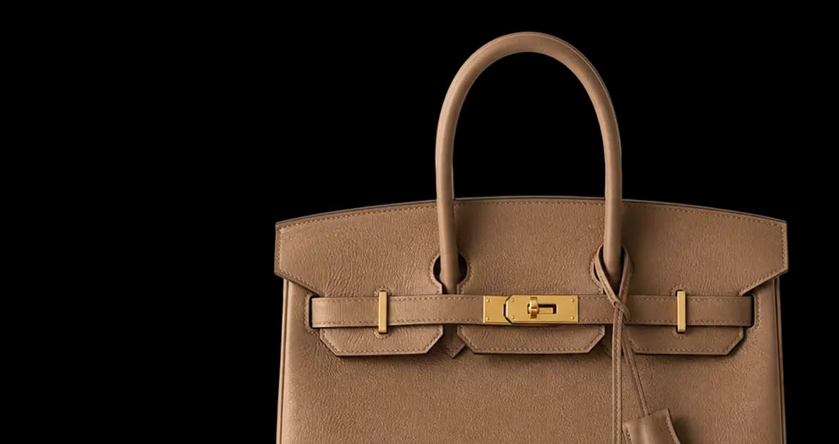 Сумка Hermès Birkin для обучения аутентификации брендовых изделий